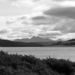 Hills on the mainland from Mull