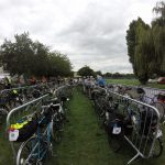 Bikes at the start of LEL