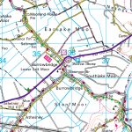 Burrow Mump map, Somerset
