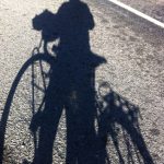 cycling silhouette