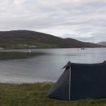 Wild camp on Vatersay Bay