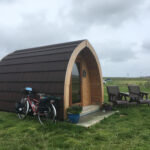 Camping pod and bike